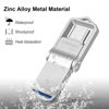Picture of TOPESEL 64GB USB C Flash Drive Dual USB 3.0 Flash Drive USB A & Type C Thumb Drive UDP-Tech Waterproof Type C Flash Drive Portable USB C OTG Flash Drive for Computer Mac Smartphone Tablet