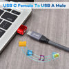 Picture of Basesailor USB to USB C Adapter 3 Pack,Zinc Alloy Type C Female to A Male Car Charger Converter for iPhone 16 15 14 13 12 Pro Max Plus,Apple Watch 10,Airpods,iPad 10 9 Air 6 5,Samsung Galaxy S24 A54