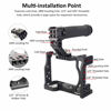 Picture of MAGICRIG A7RIII /A7III /A7M3 Full Cage Only for Sony A7RIII / A7R3 / A7III / A7M3(A7R Mark III/ILCE-7RM3),with 5 Cold Shoe Mount, 1/4"-20 & 3/8"-16 ARRI Threads Hole, Rubber ARRI Locating Top Handle