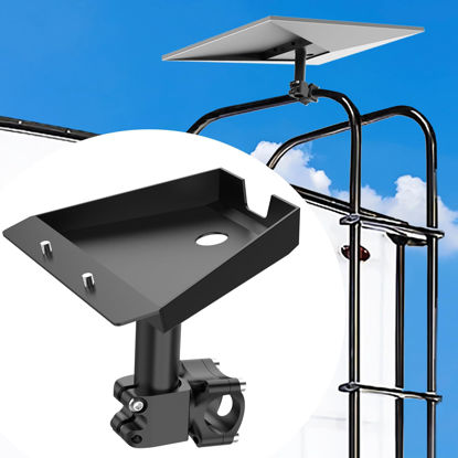 Picture of Starlink Gen 3 Rv Ladder Mount, Starlink Gen 3 Roof Rack Mount, Starlink Gen 3 Pole Clamp Mount for RV/Pole/Yacht/Camper, Starlink Gen 3 Mount Kit for Any 0.8-1.17Inch Horizontal Bar