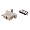 Picture of ANMBEST 10PCS DB25 Male Ethernet Adapter, 25 Pin Serial Port Male to RJ45 Ethernet LAN Extend Modular Converter, M/F