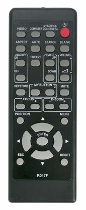 Picture of R017F Replaced Remote fit for Hitachi Projector R001 R004 ROO7 R007A R016F R016A R017A HCP-320X Q311 HCP-3050X 3250X 2700X 2720X 2600X HCP-U25E HCP-U25S HCP-U26W HCP-960X HCP-345X HCP-380X HL02882