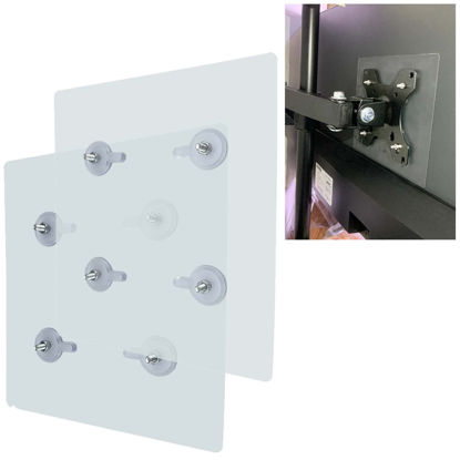 Picture of NOBER VESA Mount Adapter Bracket Kit Non-VESA Mounting Universal for 75 VESA Monitor Arm Compatible 2 Pack