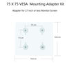 Picture of NOBER VESA Mount Adapter Bracket Kit Non-VESA Mounting Universal for 75 VESA Monitor Arm Compatible 2 Pack