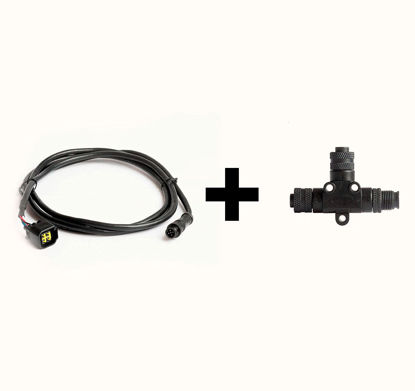 Picture of JustMarineCables Yamaha Engine Interface Cable for NMEA 2000 Yacht Network, T-Connector Included (1; 2; 4,5; 6m) (2m)