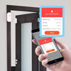 Picture of WiFi Door and Window Sensors,Tuya Smart Alarm with Free Notification APP Control Home Security Alarm System, No Hub Required,Compatible with Alexa, Google Home (1-Pack)