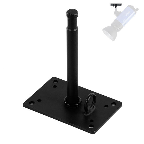 Picture of Selens 6.2 inch Wall Ceiling Mount, Baby Pin Wall Plate with 5/8" Stud Adapter for Photo Studio Light Stand Flash Accessories
