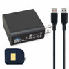 Picture of Yoga Charger for Lenovo Yoga, KSW KINGDO 40W 20V 2A or 5.2V 2A Power Supply for Lenovo Yoga 3 Pro Convertible Ultrabook Tablet with 6.7Ft Power Cord Including a Carrying Pouch