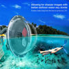 Picture of GEPULY Dome Port Lens for GoPro Hero 5 6 7 Black Hero (2018), Dome Port with Waterproof Housing Case, Trigger, Floating Hand Grip, Built-in Switchable Red Filter and 10x Macro Filter