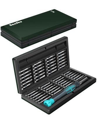 Picture of Banshu 49 in 1 Precision Screwdriver Set, Cool Compact Professional Magnetic Repair Tool Kit for Electronics, Computer, iPhone, Laptop, MacBook, Tablet, PC, PS5, Game Console, Watch, Glasses (Green)