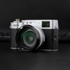 Picture of Haoge LH-X53B 3in1 Lens Hood with Adapter Ring with Cap Set for Fujifilm X100VI Fuji FinePix X70 X100 X100S X100T X100F X100V Camera Black Replaces Fujifilm LH-X100