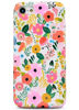 Picture of J.west iPod Touch 7 Case, iPod Touch 6/5 Case, Soft Shockproof Cute Floral Phone Protective Cover for Women, Garden Flower Pattern Design Slim Fit Anti-Scratch Phone Case for Girl
