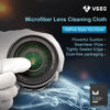 Picture of VSGO VS-A2E Professional Lens Cleaning Kit with Air Blower Folding Pouch Microfiber Lens Cloth Wet Wipes Lens Cleaner Metal Brush Cotton Swab Compatible for Optical Camera Lens Phone Laptop Cleaning