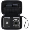 Picture of Canboc Hard Case for KODAK PIXPRO FZ55/ FZ45/ FZ43/ FZ53 16MP Digital Camera, Vlogging Camera Bag, Zipper Mesh Pocket fit Cable, SD Card, Black (Case Only)