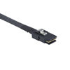 Picture of SFF-8087 to SFF-8087 6G Internal Mini SAS Cable, Compatible with PCI Express Controller or RAID, 100-Ohm, Straight to Right Angle,1-m(3.3ft)