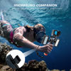Picture of REYGEAK Floating Hand Grip for GoPro Hero 13/12/11/10/9,Underwater Handle Stick with Lanyard, Floaty Handler Holder Mount,Waterproof Selfie Stick Compatible with DJI Osmo Action 4 Isnta360 Ace pro