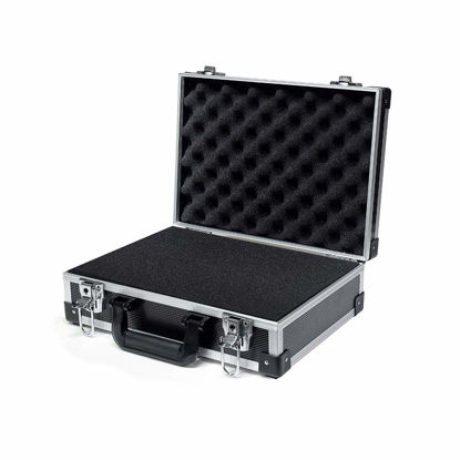 Picture of AxiGear Aluminum Hard Case with DIY Customizable Foam Insert - 16 x 12 x 6in (Black Finish)
