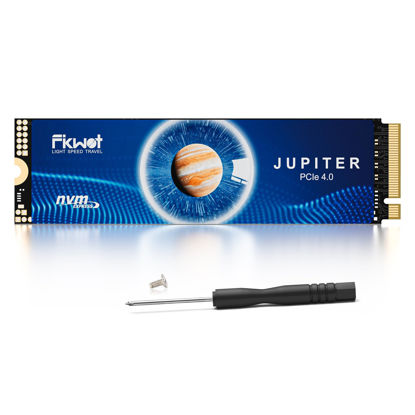 Picture of Fikwot FX660 2TB M.2 SSD, PCIe Gen 4x4 Dynamic SLC Cache - Speeds up to 5200MB/s M.2 2280 NVMe Internal SSD, Upgrade Storage for PC Computer, Laptop and PS5