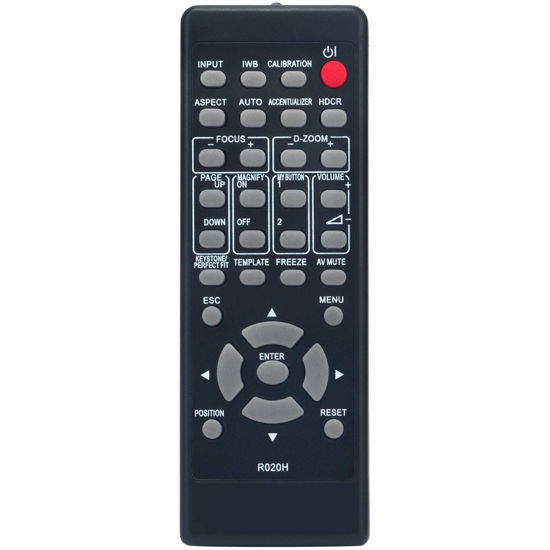 Picture of R020H Replace Remote Control fit for Hitachi Projector CP-AX3503 CP-AW2503 CP-AX2503 CP-AX3003 CP-TW2505 CP-TW3005 CP-AW3003 CP-AX2505 CP-AW2505 CP-AW3005 CP-AX3005 CP-AX3505