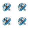 Picture of ZZHXSM 4pcs Hard Drive Mounting Screw Blue Rubber Pad Hard Drive Isolated Installation Screws for HP 3.5 HDD DC7800 DC7900 8000 8100 Z400 Z600 Screws