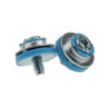 Picture of ZZHXSM 4pcs Hard Drive Mounting Screw Blue Rubber Pad Hard Drive Isolated Installation Screws for HP 3.5 HDD DC7800 DC7900 8000 8100 Z400 Z600 Screws