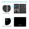 Picture of Foloda Bluetooth Numeric Keypad, Aluminum Rechargeable 34-Keys Wireless Number Pad External 10 Keys Numpad Data Entry Compatible for Laptop MacBook Mac Windows