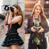 Picture of FIEIL Neck Strap Silicone Camera Straps - Padded Camera Strap, 1.5" Wide Adjustable Nylon Shoulder Strap - Compatible with Canon, Nikon, Sony, and More DSLR and Mirrorless Cameras (Peach Pink)