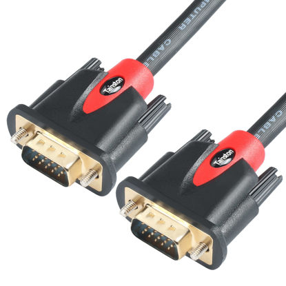 Picture of Tainston VGA to VGA Cable HD15 Monitor Cable with Ferrites Male to Male-15 Feet