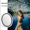 Picture of GREEN.L 77mm Black Pro Mist 1/4 Filter, Cinematic Effect Camera Filter for Portrait Photography/Video/Vlog