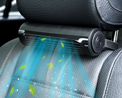 Picture of foryou Car Fans Seat Cooling Fans Blow Cold Air Backseat Car Fans Portable Car Fans for Back Seat for Kids for Cars