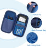 Picture of XANAD Navy Blue Case for Texas Instruments TI-84 Plus CE/TI-84 Plus/TI-Nspire CX II CAS/TI-Nspire CX II/TI-83 Plus/TI-89 Titanium/TI-85 / TI-87 Color Graphing Calculator