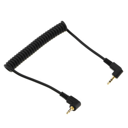 Picture of ECSiNG 1PC 2.5mm to C1 Camera Remote Control Shutter Release Cable Camera Connecting Plug Compatible with Canon T8i T7i T6S T6i T5i T5 T4i Compatible with PowerShot G16 G15 Cameras