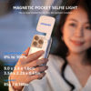 Picture of amaran Go MagSafe Compatible Mini Phone Light,Rechargeable Portable Light Mirror Light LED Phone Light for Selfie,Makeup,Video Conference,TikTok,Compatible with iPhone&Android (Blue)