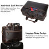 Picture of TIDING Vintage Genuine Leather Briefcase for Men 17.3 Inch Computer Bag Business Travel Messenger Bag Attache Case