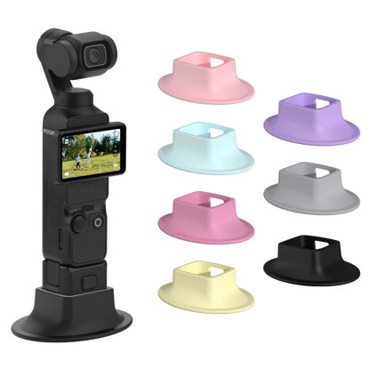 Picture of BRDRC Pocket 3 Stand Base Mount, Desktop Support Bracket Stable Non-Slip Support Expansion Adapter for DJI Osmo Pocket 3 Creator Combo Handle Accessories