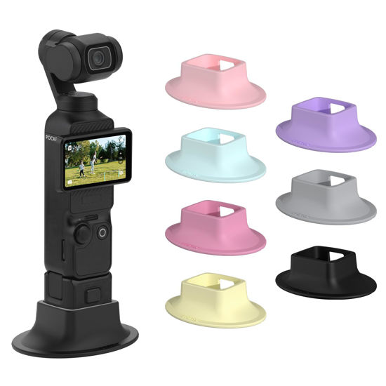 Picture of BRDRC Pocket 3 Stand Base Mount, Desktop Support Bracket Stable Non-Slip Support Expansion Adapter for DJI Osmo Pocket 3 Creator Combo Handle Accessories