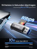 Picture of SD Card Reader, Dockteck USB 3.0 Card Reader to Micro SD Card Adapter to SD TF Memory Stick, Dual-Slot OTG Reader for UHS-I SD/Micro SD/SDHC/SDXC/MMC, for MacBook,iPad Pro/Air, iPhone 15, Android