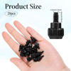 Picture of 20PCS Computer Case Thumb Screws 6-32 Thread PC Computer Case Thumb Screws Thread Screws for Computer PC Case Power Supply PCI Slots Hard Drives Black