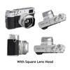 Picture of FotoZ Conversion Lens for Fujifilm X100V / X100VI, 49mm 0.75x Wide Angle & Macro 2 in 1 Lens with Lens Hood, Lens & Filter Adapter Ring (Silvery)