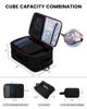 Picture of LOVEVOOK Travel Carry on Backpack, Large 40L Personal Item Travel Bag for Men & Women Flight Approved with 3 Packing Cubes, Suitcase Water Resistant Luggage Daypack Business Weekender Bag, Black