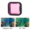 Picture of SOONSUN 3-Pack Lens Filter Red/Magenta / ND8 Filter for GoPro Hero 5 6 7 Black, Snorkel Diving Filter and Neutral Density Lens Filter Kit Lens Protector for GoPro Hero 5 6 7 Black Camera