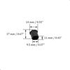 Picture of 30 Pcs BNC Silicone Protectors Cap Female Port Cover Anti Dust Stopper Plug Cover Protector Cap,Style A,Black