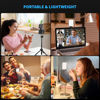 Picture of Magnetic Phone Selfie Light, 128 LED Fill Light Compatible with Magsafe iPhone, iPad, Laptop, Camera Video Light 2000mAh Recording Travel Photography