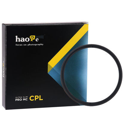 Picture of Haoge 55mm MC CPL Multicoated Circular Polarizer Polarizing Lens Filter for Sony A37 A55 A57 A65 A77 A100 with DT 18-55mm f/3.5-5.6 SAM Lens