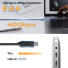 Picture of [USB-IF Certified] USB 4 Cable 1ft Compatible with Thunderbolt 4 Cable Thunderbolt 3 Cable,iDsonix 40Gbps USB4 Cable 100W Charging,8K or Dual 4K Display,for MacBook, iMac, Quest Link, eGPU