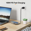 Picture of [USB-IF Certified] USB 4 Cable 1ft Compatible with Thunderbolt 4 Cable Thunderbolt 3 Cable,iDsonix 40Gbps USB4 Cable 100W Charging,8K or Dual 4K Display,for MacBook, iMac, Quest Link, eGPU