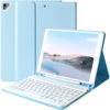 Picture of Keyboard Case for iPad 9th Generation 2021/8th Gen/7th Gen 10.2 Inch, Detachable Wireless with Pencil Holder Keyboard Cover for New iPad 9th Gen/8th Gen/7th Gen 10.2"/iPad Air 3/iPad Pro 10.5" (Blue)