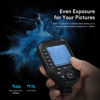 Picture of Godox XProII-O XProIIO TTL Wireless Flash Trigger Transmitter, 2.4G Wireless HSS 1/8000S, Bluetooth Connection, Smart and Portable Large Screen Flash Trigger Compatible for Olympus Panasonic Cameras