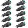 Picture of AIMHDUTY 12V DC Plug Adapter 5.5mm x 2.1mm, 10PCS Female DC Power Connector Copper Core 12V 5A no Heat for LED Strip CCTV Security Camera Cable End Plugs