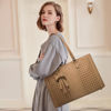 Picture of LOVEVOOK Laptop Tote Bag for Women 15.6 Inch Waterproof Leather Computer Bags for Business Office Work Briefcase